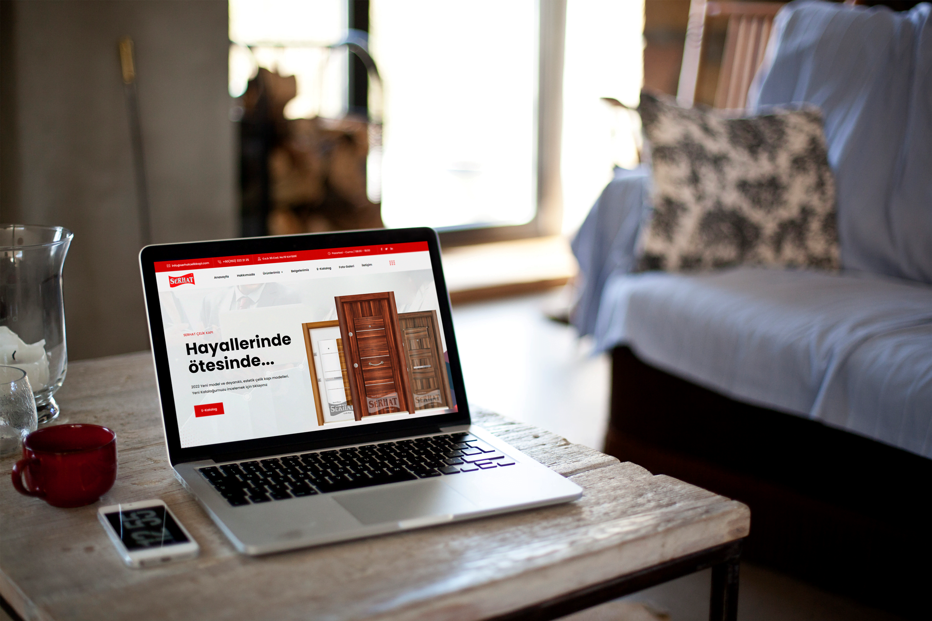 serhat çelik kapı kurumsal web sitesi